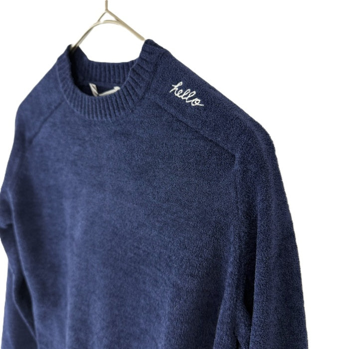 【中古】マディソンブルー MADISONBLUE カジュアルニット HELLO CREW L/S PO MOLE ネイビー 紺 i0818o00535