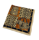 Load image into Gallery viewer, 【中古】FENDI フェンディ ハンカチ スカーフ レオパード バッグ柄 ブラウン レディース j0618lq0155
