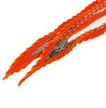 画像をギャラリービューアに読み込む, 【中古】エルメス HERMES プリーツスカーフ 六分儀 シルク オレンジ マルチカラー 箱付き j0215pq024104
