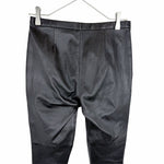 画像をギャラリービューアに読み込む, 【中古】23区 R レザーパンツ ブラック サイズ36 本革 羊革 シンプル スリム j0107h00110
