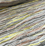 将图片加载到图库查看器，【中古】agnes b. アニエスベー ニュアンスストライプ ストール マフラー マルチカラー i0911wq0036
