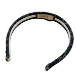 画像をギャラリービューアに読み込む, 【中古】GUCCI グッチ デニム カチューシャ GG柄 インディゴ ヘアアクセサリー i0926aq011140
