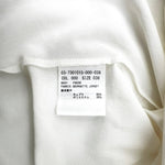 将图片加载到图库查看器，【中古】セオリーリュクス theory luxe カットソー 半袖 透け感 とろみ素材 オフホワイト 白 i0904n0047
