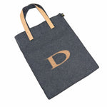 Load image into Gallery viewer, 【中古】ドゥロワー Drawer ノベルティバッグ グレー フェルト調 トートバッグ j0113s0116
