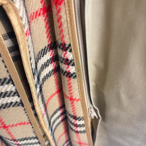 【中古】バーバリー BURBERRY トレンチコート ライナー付き ステンカラーコート ベージュ h0916aq00444