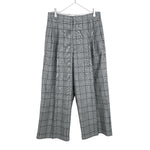 将图片加载到图库查看器，【中古】ドゥロワー Drawer チェックパンツ コットン×ヘンプ サイズ34 j090200115
