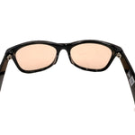 Load image into Gallery viewer, 【中古】ニューエラ NEW ERA サングラス 黒縁 黒フレーム ライトブラウンレンズ ブラック 保存袋付き i0619wq0145
