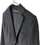 画像をギャラリービューアに読み込む, 【中古】Ralph Lauren ラルフローレン テーラードジャケット ブラック フォーマル 通勤 ビジネス スーツ上 i0430n00410
