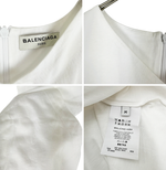 将图片加载到图库查看器，【中古】バレンシアガ BALENCIAGA ノースリーブ タンクトップ ホワイト i1008n00810
