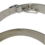 Load image into Gallery viewer, 【中古】グッチ GUCCI ベルト インターロッキングG GGバックル レザー シルバー金具 ベージュ j0729pq00589
