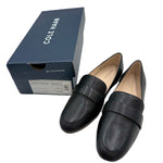 画像をギャラリービューアに読み込む, 【中古】コールハーン COLE HAAN ローファー オペラローファー レザー シンプル 未使用 ブラック 黒 i0717n00118
