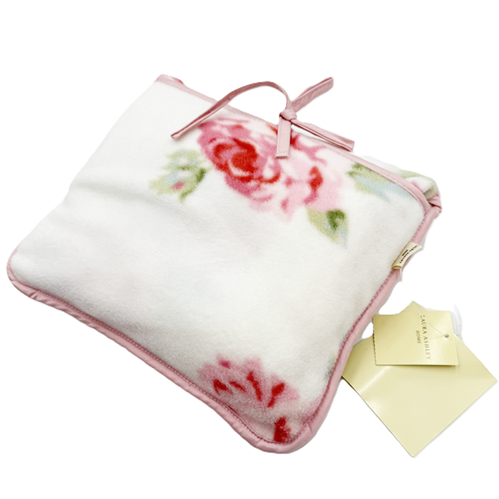 【中古】LAURA ASHLEY ローラアシュレイ ブランケット 着る毛布 ポンチョ ひざ掛け 膝掛け i0410wq0323