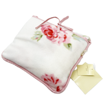 将图片加载到图库查看器，【中古】LAURA ASHLEY ローラアシュレイ ブランケット 着る毛布 ポンチョ ひざ掛け 膝掛け i0410wq0323
