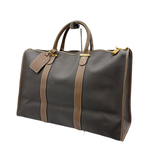 画像をギャラリービューアに読み込む, 【中古】ダンヒル Dunhill ボストンバッグ PVC レザー ブラウン 大容量 旅行バッグ j0223tq00521
