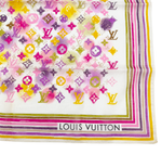 Load image into Gallery viewer, 【中古】LOUIS VUITTON ルイヴィトン ハンカチ モノグラム マルチカラー ピンク レディース j0626oq002165
