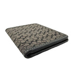 将图片加载到图库查看器，【中古】COACH コーチ シグネチャー キャンバス×レザー 二つ折りパスケース カードホルダー i0810oq0113
