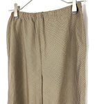 画像をギャラリービューアに読み込む, 【中古】ギャルリーヴィー GALERIE VIE ワイドパンツ チェック柄 ガンクラブ ベージュ ブラウン系 h1227n0243
