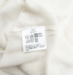 画像をギャラリービューアに読み込む, 【中古】スリードッツ three dots 半袖ニット クルーネック ホワイト S j0901h0035
