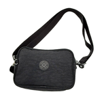 将图片加载到图库查看器，【中古】キプリング Kipling ショルダーバッグ 黒 ナイロン 軽量 斜めがけ コンパクト i1124tq0075
