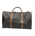 Load image into Gallery viewer, 【中古】ダンヒル Dunhill ボストンバッグ PVC レザー ブラウン 大容量 南京錠 j0223tq00620

