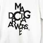 将图片加载到图库查看器，【中古】ドゥロワー Drawer Tシャツ ロゴプリント シンプル コットン ホワイト ブラック 白 黒 i0630h0039
