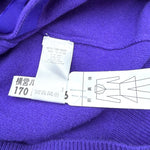 将图片加载到图库查看器，【中古】ドゥロワー Drawer ニットカーディガン カシミヤ クルーネック パープル 紫 i0925i00715
