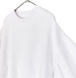 Load image into Gallery viewer, 【中古】BLAMINK ブラミンク ワッフルTシャツ ホワイト コットン100％ 半袖 カットソー レディース j0410a00927
