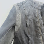 Load image into Gallery viewer, 【中古】ジースターロゥ G-STAR RAW デニムブルゾン 切り替え ストレッチ おしゃれ ブラック系 h0305m013
