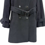 将图片加载到图库查看器，【中古】BURBERRY バーバリー ファー付きコート レディース ロング ウール フォックスファー i0606aq01427
