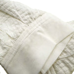 将图片加载到图库查看器，【中古】ドゥロワー Drawer ブラウス 袖切り替え プルオーバー ストレッチ オフホワイト 白 i0501k00137
