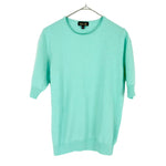 画像をギャラリービューアに読み込む, 【中古】Drawer ドゥロワー カシミヤ100％ 半袖ニット クルーネック i1121y00122
