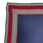 Load image into Gallery viewer, 【中古】イヴサンローラン Yves Saint Laurent スカーフ 柄 ロゴ シルク ダークレッド ネイビー i0429wq00230
