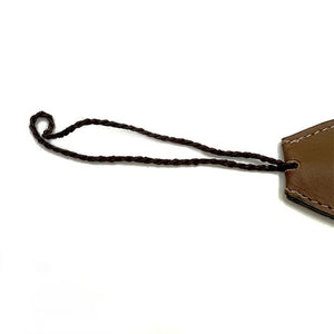 中古】ロエベ LOEWE カデナ 南京錠 カギ チャーム パドロック レザー