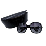 Load image into Gallery viewer, 【中古】ブルガリ BVLGARI サングラス ブラック グラデーションレンズ ラインストーン j0115lq01493
