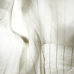 Load image into Gallery viewer, 【中古】アクアスキュータム Aquascutum リネンジャケット ピンストライプ ホワイト ブラック i0413oq0216
