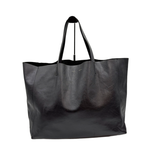 画像をギャラリービューアに読み込む, 【中古】CELINE セリーヌ トートバッグ ホリゾンタルカバ ブラック レザー 大容量 レディース j0205dq001335
