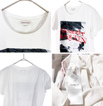 Load image into Gallery viewer, 【中古】アレキサンダー・マックイーン Alexander McQueen Tシャツ 赤ロゴ ホワイト  商品説明 i1208j0018
