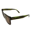 将图片加载到图库查看器，【中古】トムフォード TOM FORD サングラス バイカラー 大きめレンズ ブラウン グリーン i0717lq01388
