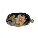 将图片加载到图库查看器，【中古】フェイラー FEILER コインケース 小銭入れ ミニサイズ 花柄 可愛い ネイビー系 i0727tq0026
