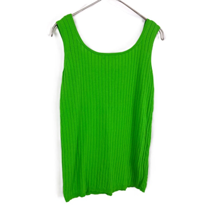 【中古】ブラミンク BLAMINK リブタンクトップ M C 16G RIB TANK NSL コットン ライトグリーン系 黄緑 i0507m00710