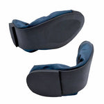 Load image into Gallery viewer, 【中古】ドゥロワー Drawer ノベルティ 室内履き フラットシューズ スリッパ ポーチ付き ネイビー 非売品 i1222y0027
