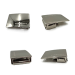 将图片加载到图库查看器，【中古】バーバリー BURBERRY バックル2点セット ノーマルバックル ガチャベルトバックル シルバー i0522lq01538
