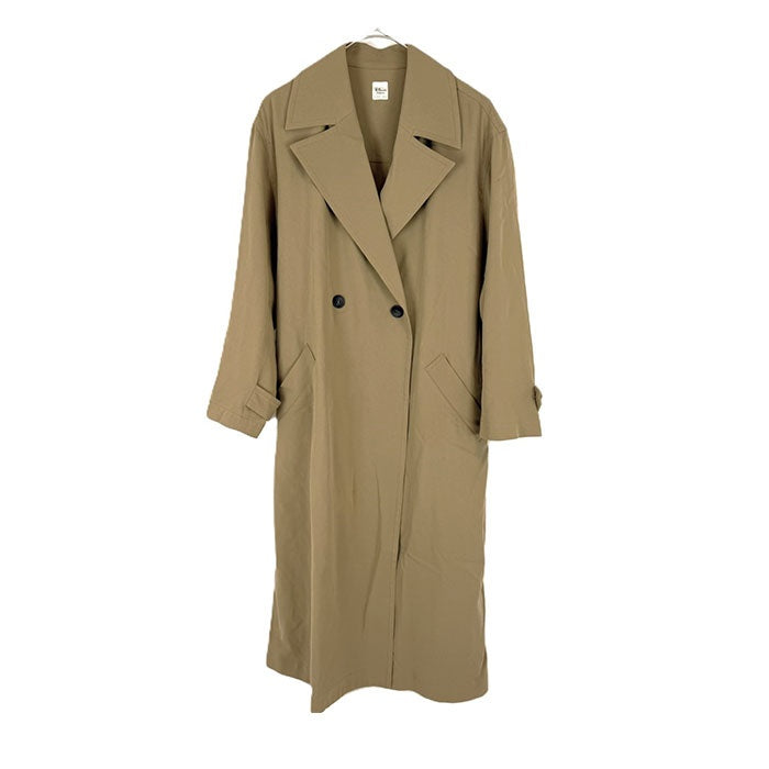 【中古】ロンハーマン RonHerman スプリングコート ロング ゆったり とろみ素材 ベージュ系 if0228h01918
