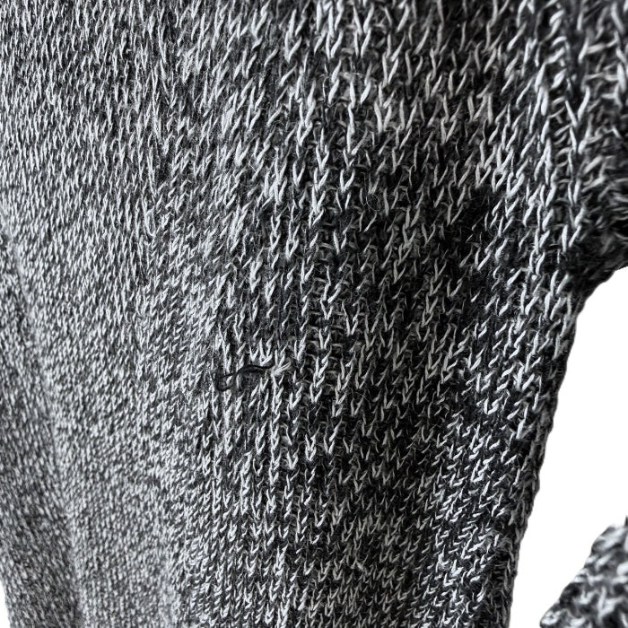 【中古】セオリーリュクス Theory luxe 七分袖ニット ミックスニット 透け感 丈長め ブラック ホワイト i0818n0144