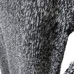 将图片加载到图库查看器，【中古】セオリーリュクス Theory luxe 七分袖ニット ミックスニット 透け感 丈長め ブラック ホワイト i0818n0144
