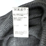 Load image into Gallery viewer, 【中古】ドゥロワー Drawer 細リブタンクトップ 胸元リボン シルク 薄手 透け感 チャコールグレー i0623k0010
