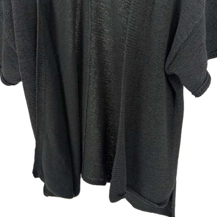 【中古】イエナ IENA カーディガン 半袖 羽織り ボタンレス ボレロ ブラック 黒 i0807n0153