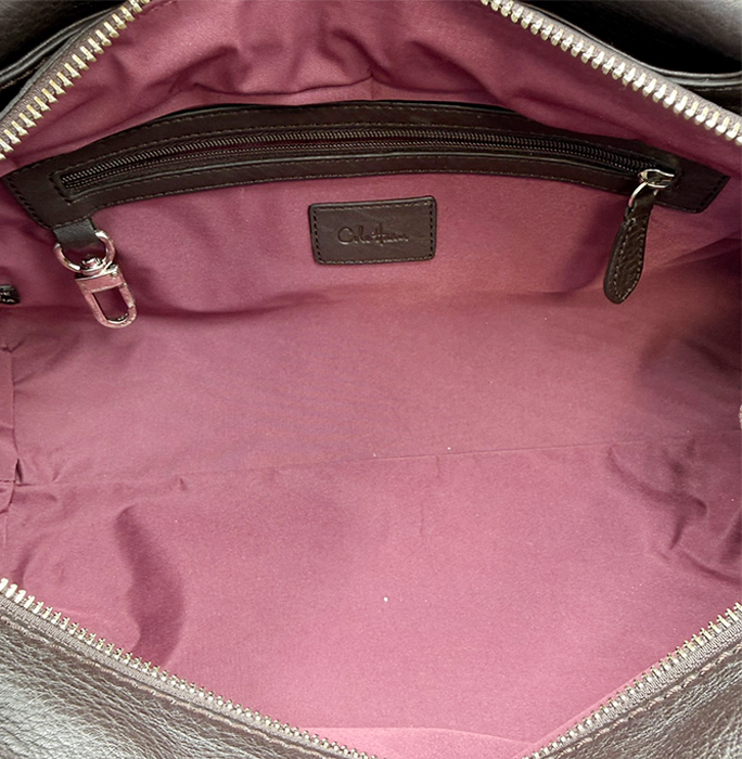 【中古】COLE HAAN コールハーン 本革 レザー ハンドバッグ ショルダー 肩掛け 2WAY i0904n00821