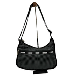画像をギャラリービューアに読み込む, 【中古】【LeSportsac】レスポートサック ドット柄ショルダーバッグ ポーチ付き ブラック ナイロン レディース j0223tq04615
