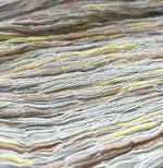 将图片加载到图库查看器，【中古】agnes b. アニエスベー ニュアンスストライプ ストール マフラー マルチカラー i0911wq0036
